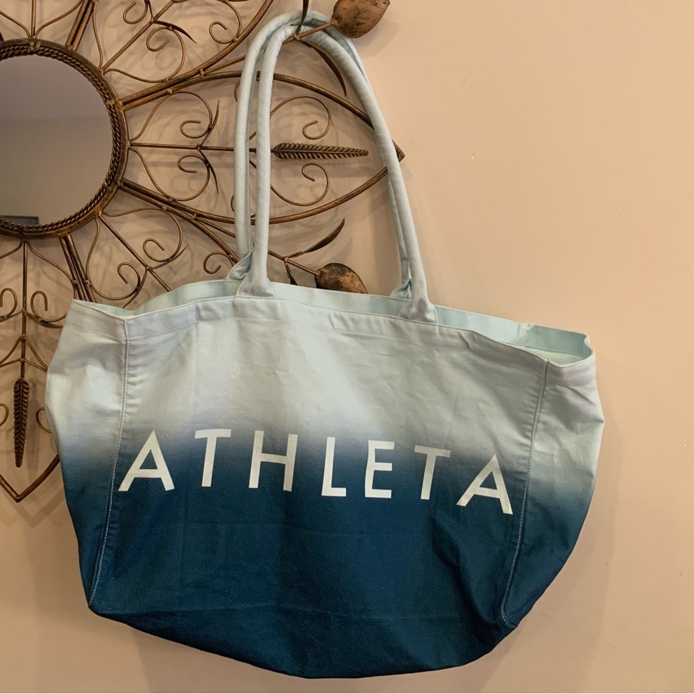 Athleta Gradient Blue Tote Bag